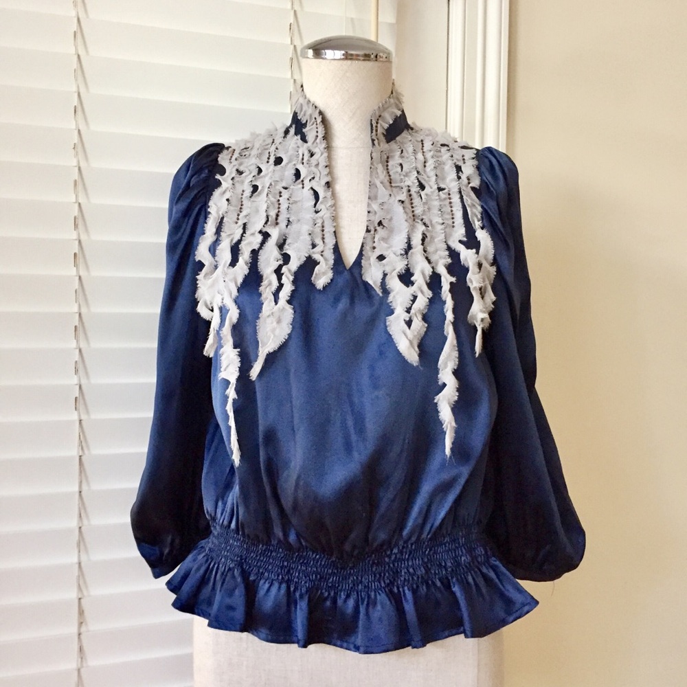 MaxMara Silk Top Size EUC 36 US 4